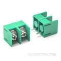 Bloques de terminales de barrera de 7,62 mm Verde 2P